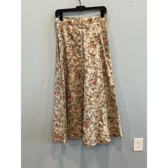 Ralph Lauren Dresses & Skirts - NEW Vintage Ralph Lauren‎ Button Front Maxi Skirt Cottage Rose Romantic Country